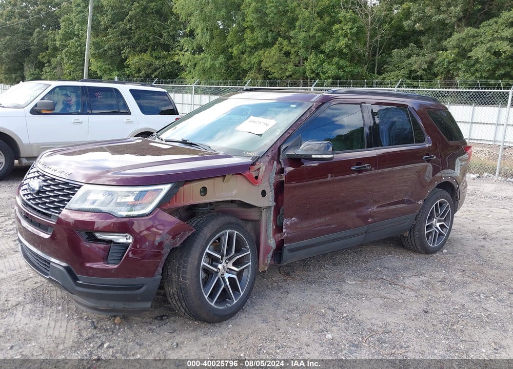 2018 FORD EXPLORER SPORT VIN: 1FM5K8GT1JGA61490
