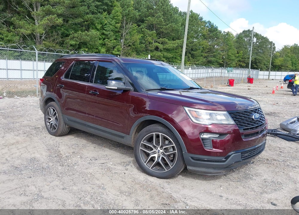 2018 FORD EXPLORER SPORT VIN: 1FM5K8GT1JGA61490
