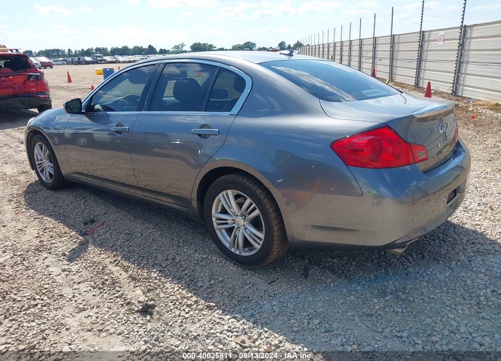 2011 INFINITI G25 JOURNEY VIN: JN1DV6AP3BM602276