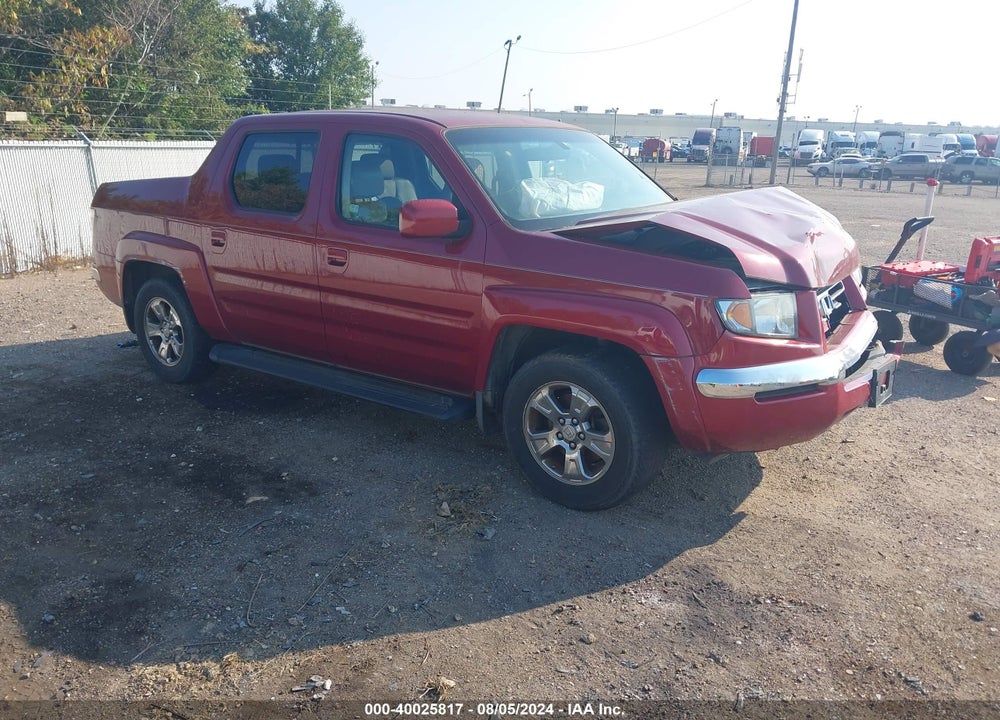 2006 HONDA RIDGELINE RTL VIN: 2HJYK16546H535936
