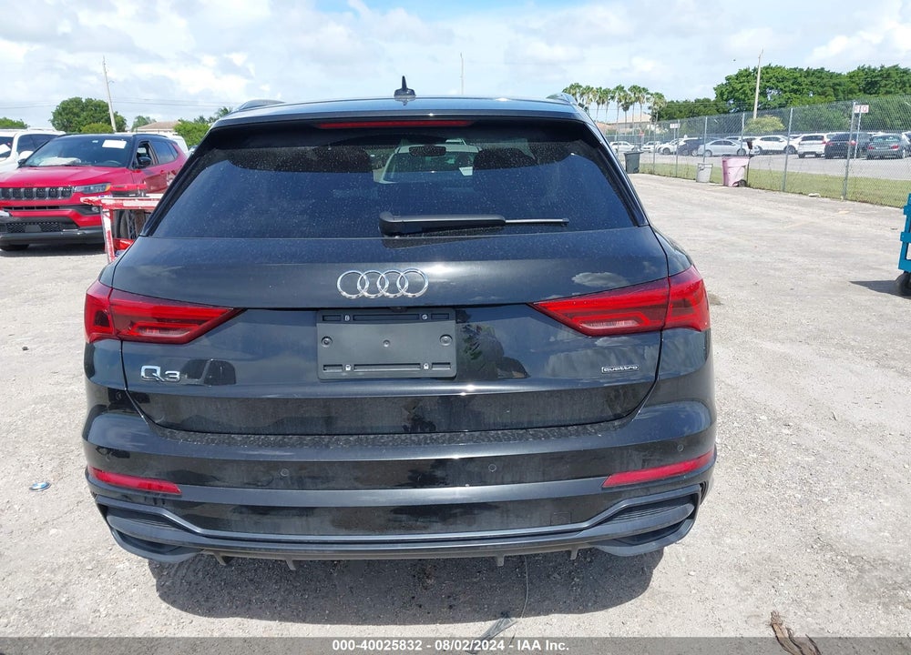 2020 AUDI Q3 PREMIUM 45 TFSI S LINE QUATTRO TIPTRONIC VIN: WA1DECF35L1052027