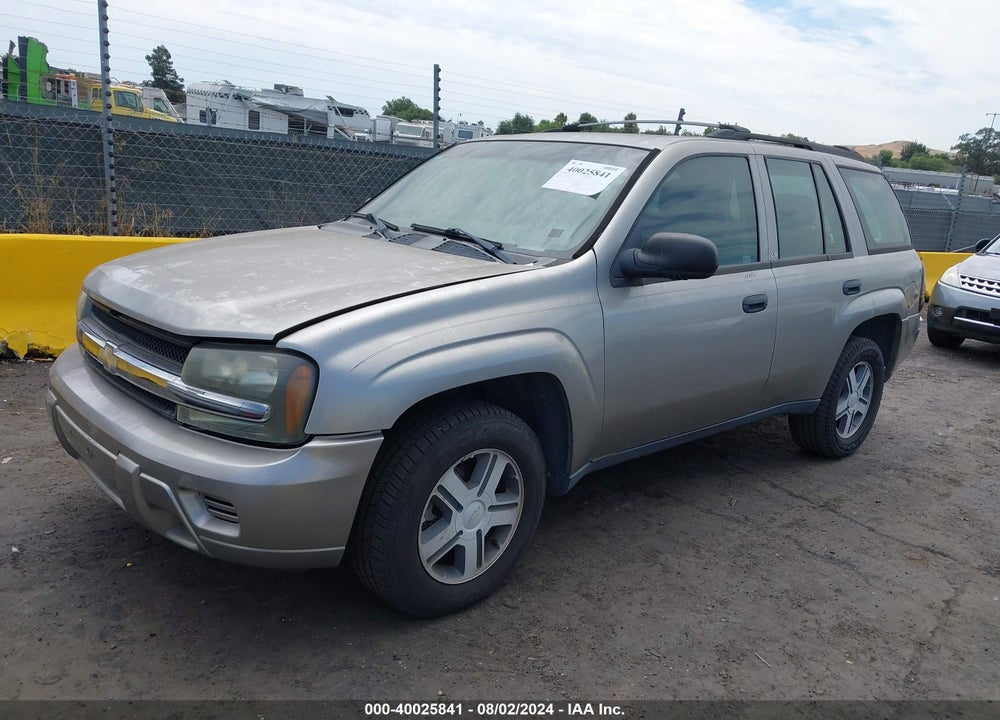2002 CHEVROLET TRAILBLAZER LS VIN: 1GNDS13S222321986