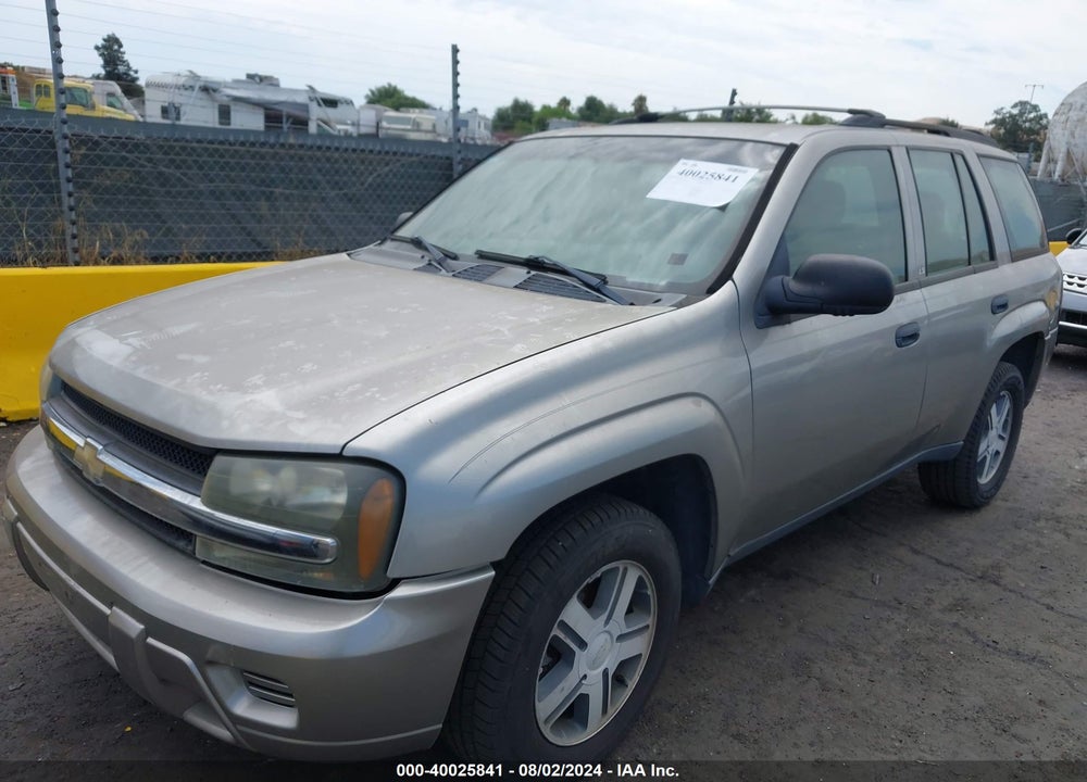 2002 CHEVROLET TRAILBLAZER LS VIN: 1GNDS13S222321986