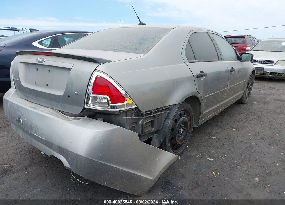 2008 FORD FUSION SE VIN: 3FAHP07ZX8R228382