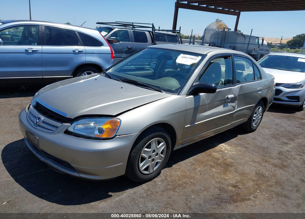 2003 HONDA CIVIC LX VIN: 2HGES16543H500284