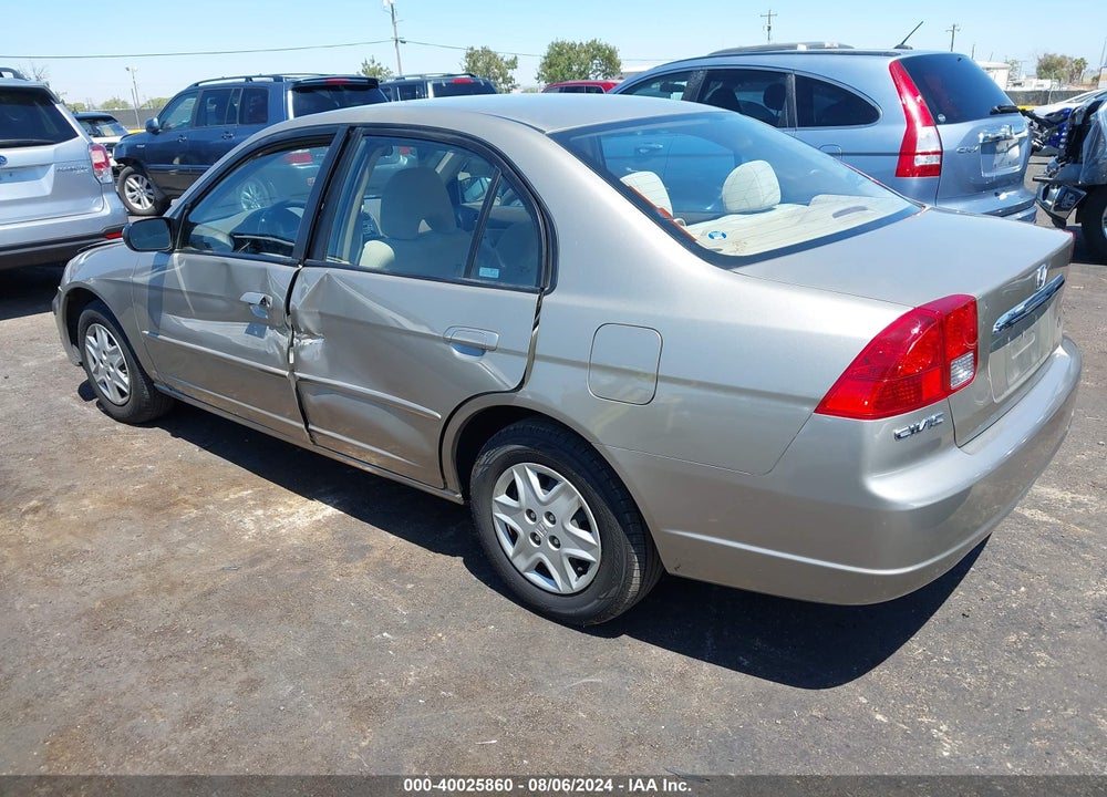 2003 HONDA CIVIC LX VIN: 2HGES16543H500284