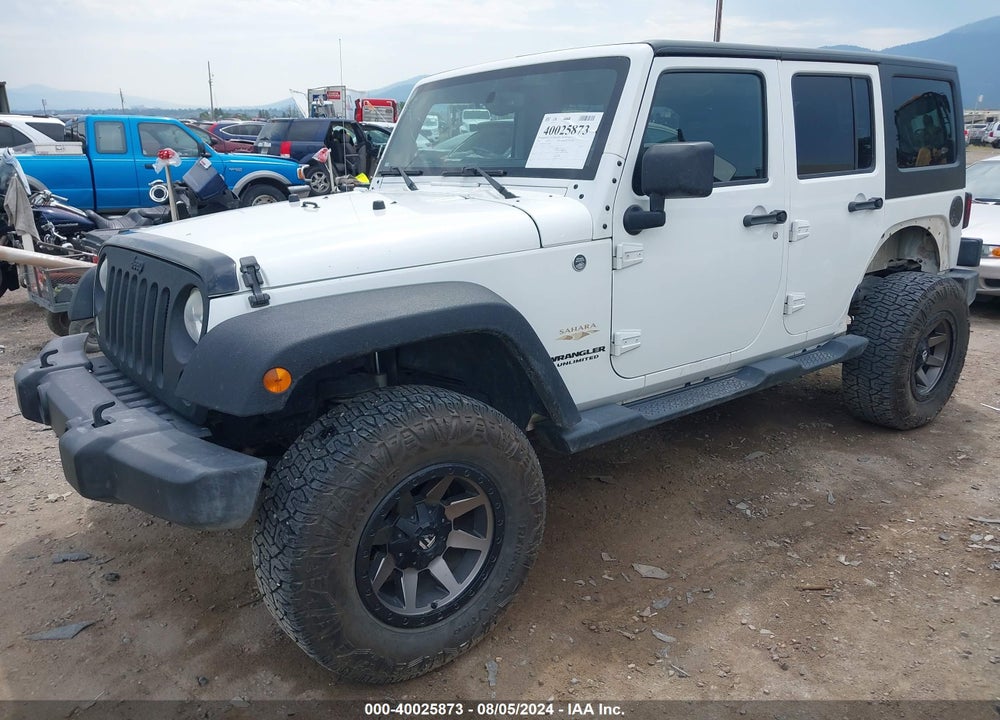 2014 JEEP WRANGLER UNLIMITED SAHARA VIN: 1C4BJWEG6EL243946