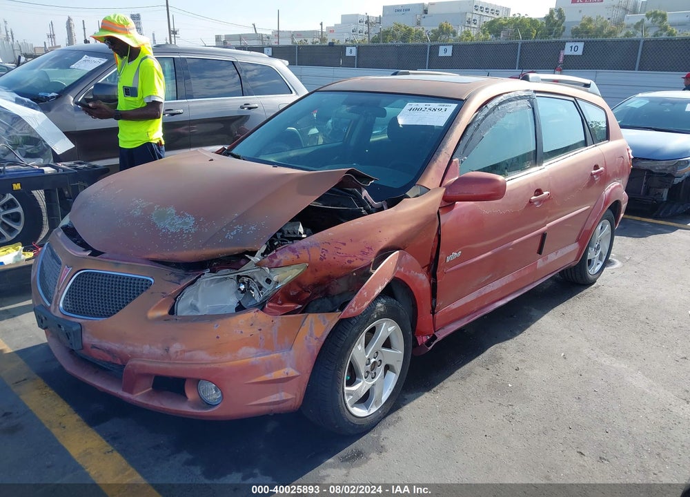 2005 PONTIAC VIBE VIN: 5Y2SL63875Z424640