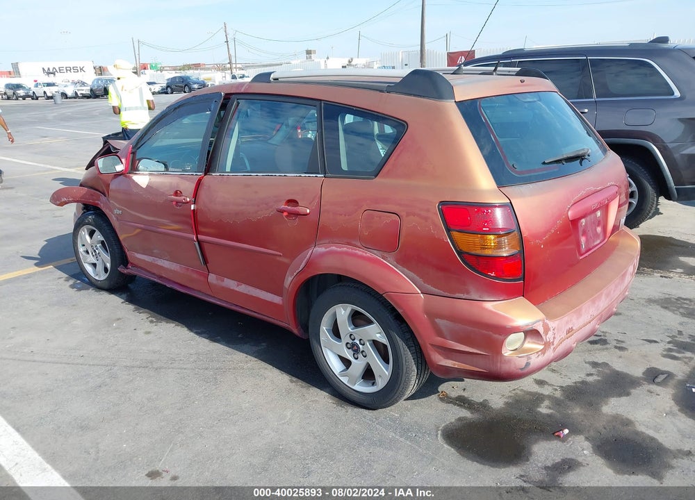 2005 PONTIAC VIBE VIN: 5Y2SL63875Z424640
