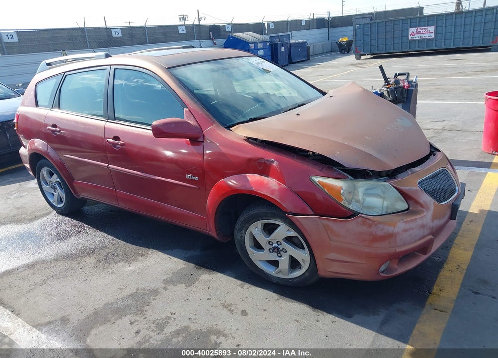 2005 PONTIAC VIBE VIN: 5Y2SL63875Z424640