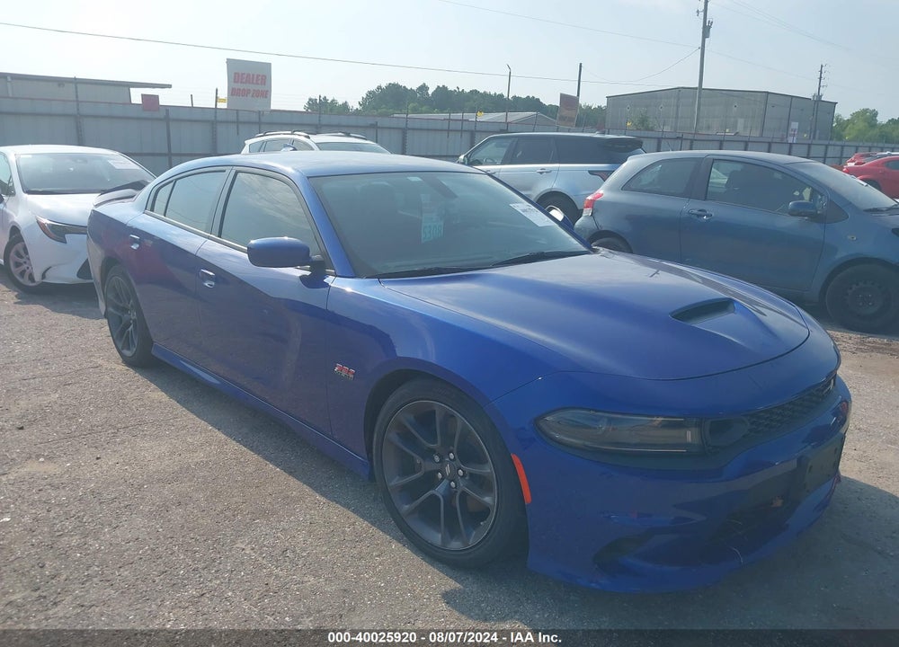 2022 DODGE CHARGER SCAT PACK VIN: 2C3CDXGJ7NH225371