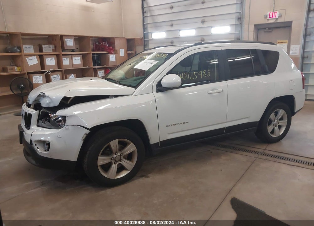2014 JEEP COMPASS LATITUDE VIN: 1C4NJDEB6ED825707
