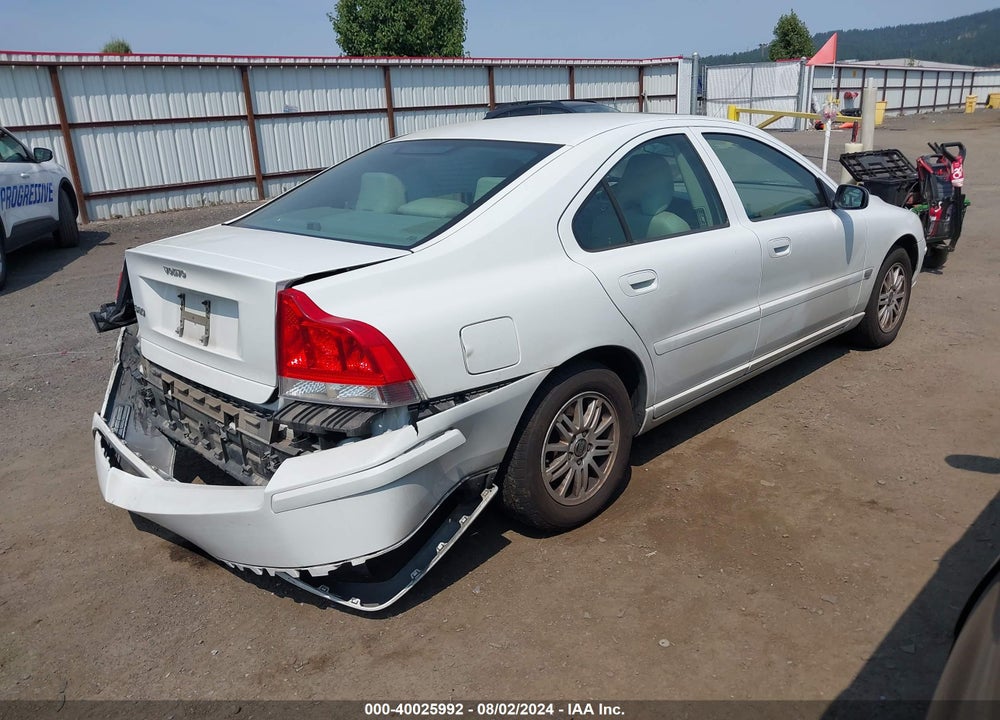 2005 VOLVO S60 2.4 VIN: YV1RS612452479839