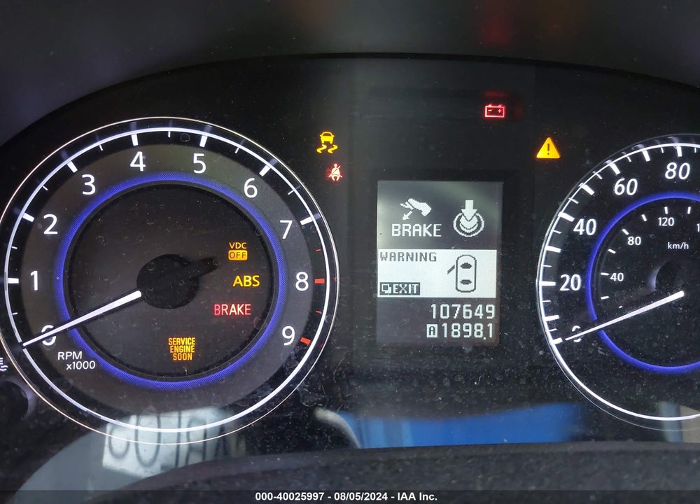 2010 INFINITI G37 VIN: JN1CV6AP3AM404646