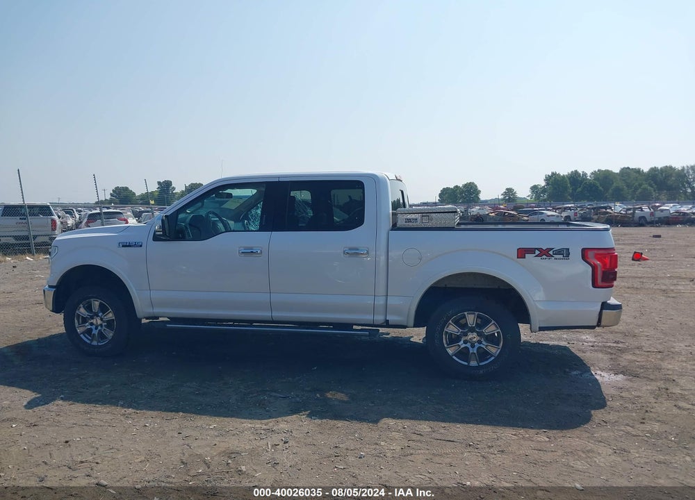 2015 FORD F-150 LARIAT VIN: 1FTEW1EF5FKE38632