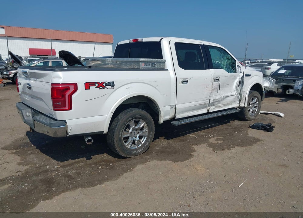 2015 FORD F-150 LARIAT VIN: 1FTEW1EF5FKE38632