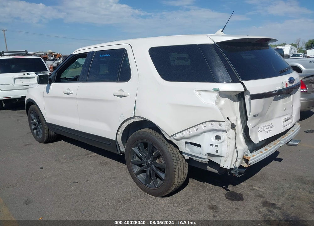 2018 FORD EXPLORER XLT VIN: 1FM5K8D84JGA24188