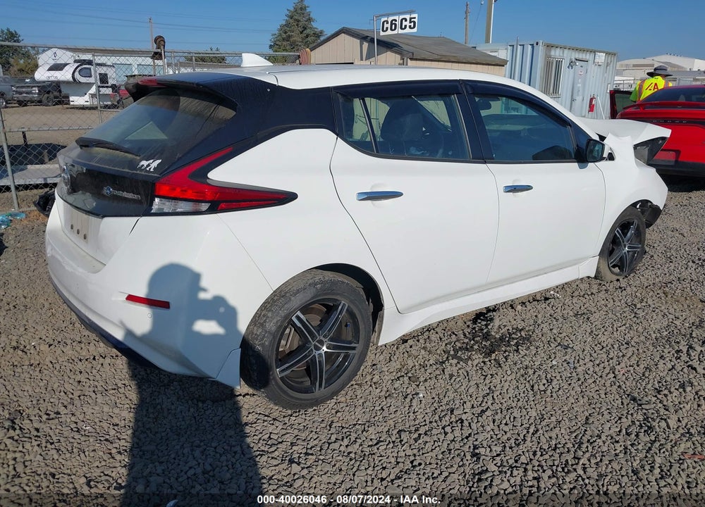 2022 NISSAN LEAF S 40 KWH VIN: 1N4AZ1BVXNC560953
