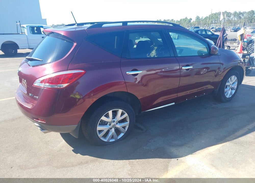 2011 NISSAN MURANO SV VIN: JN8AZ1MWXBW155903