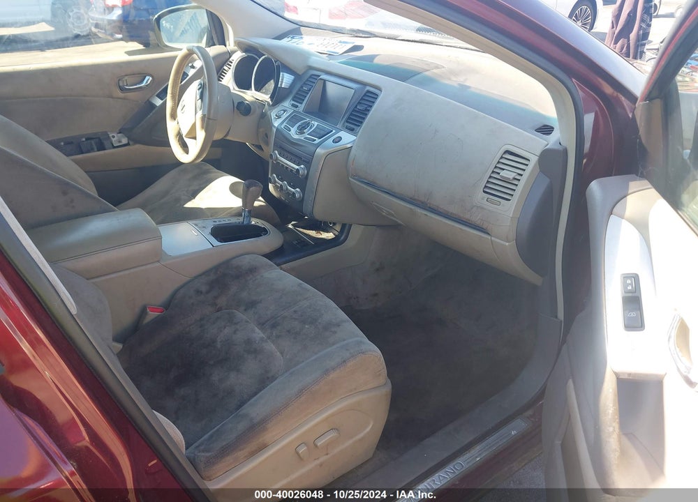2011 NISSAN MURANO SV VIN: JN8AZ1MWXBW155903