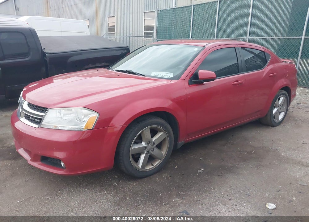 2011 DODGE AVENGER LUX VIN: 1B3BD2FG8BN583809