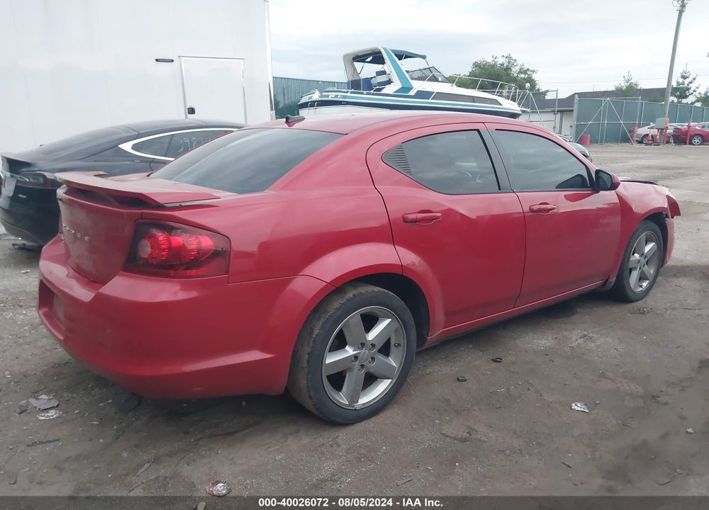 2011 DODGE AVENGER LUX VIN: 1B3BD2FG8BN583809