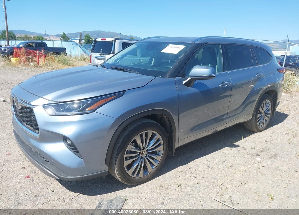 2022 TOYOTA HIGHLANDER PLATINUM VIN: 5TDFZRBH6NS216818