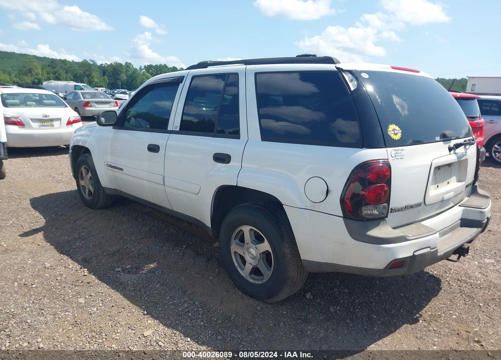 2003 CHEVROLET TRAILBLAZER LT VIN: 1GNDS13S932329987