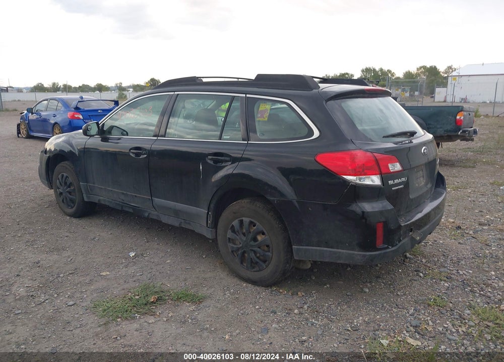 2013 SUBARU OUTBACK 2.5I VIN: 4S4BRBACXD1304709
