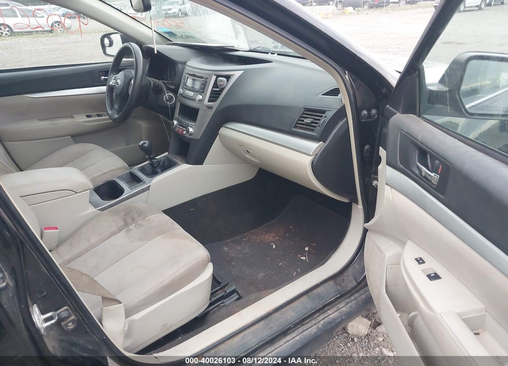 2013 SUBARU OUTBACK 2.5I VIN: 4S4BRBACXD1304709