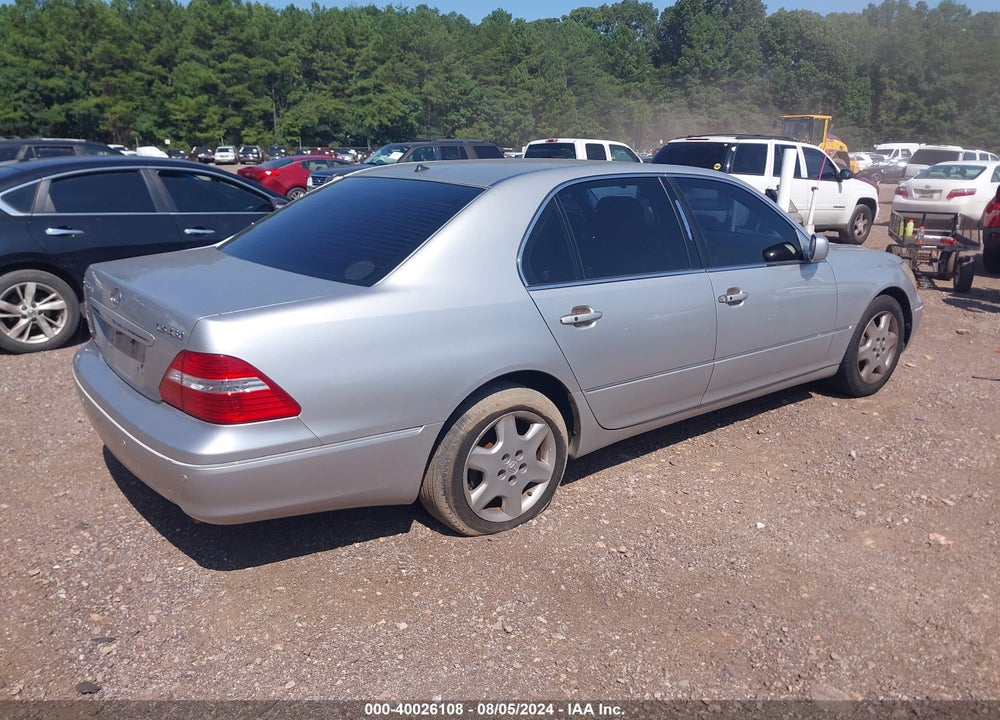 2004 LEXUS LS 430 VIN: JTHBN36F040132543