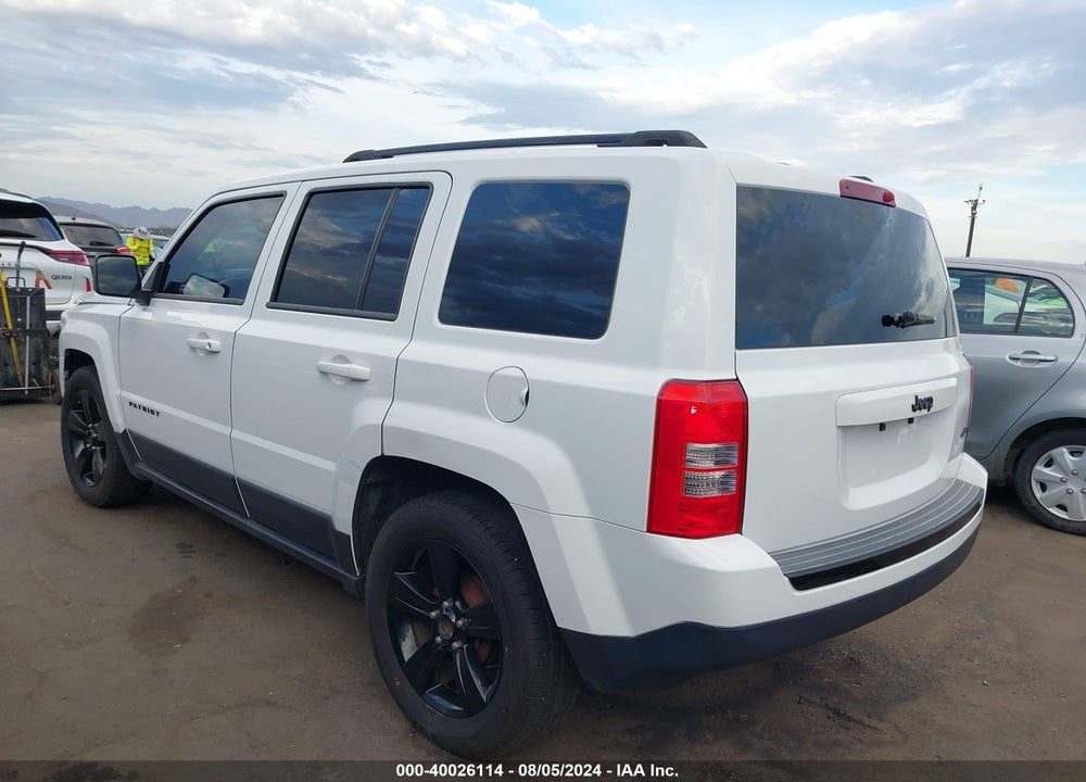 2014 JEEP PATRIOT ALTITUDE VIN: 1C4NJPBA7ED818990