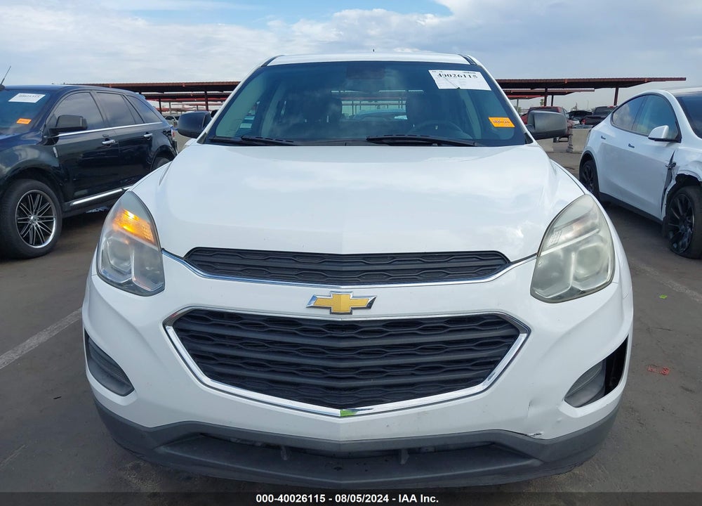 2016 CHEVROLET EQUINOX LS VIN: 2GNALBEK3G1137585