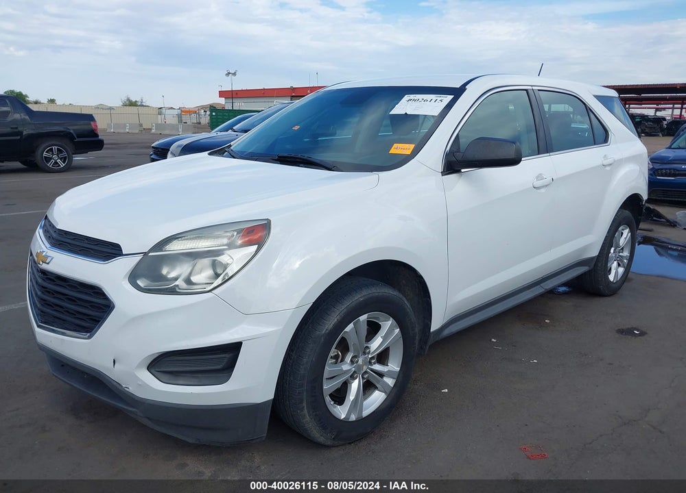 2016 CHEVROLET EQUINOX LS VIN: 2GNALBEK3G1137585