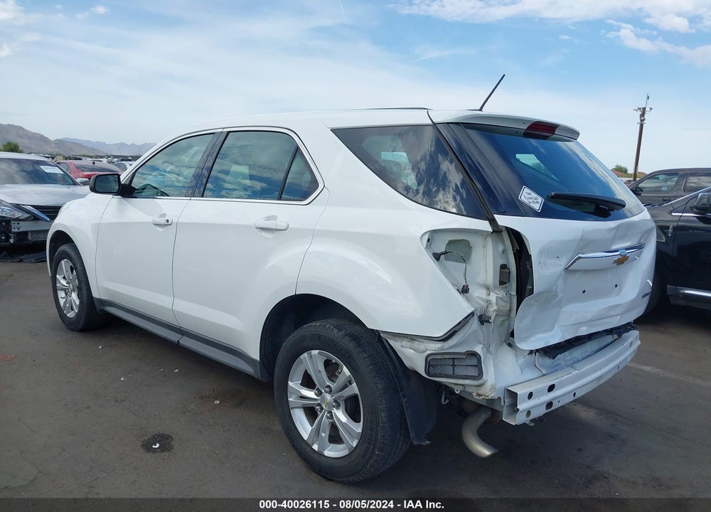 2016 CHEVROLET EQUINOX LS VIN: 2GNALBEK3G1137585