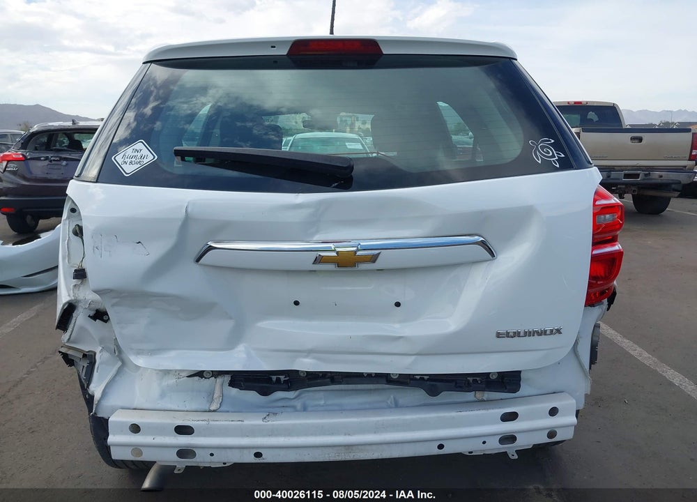 2016 CHEVROLET EQUINOX LS VIN: 2GNALBEK3G1137585