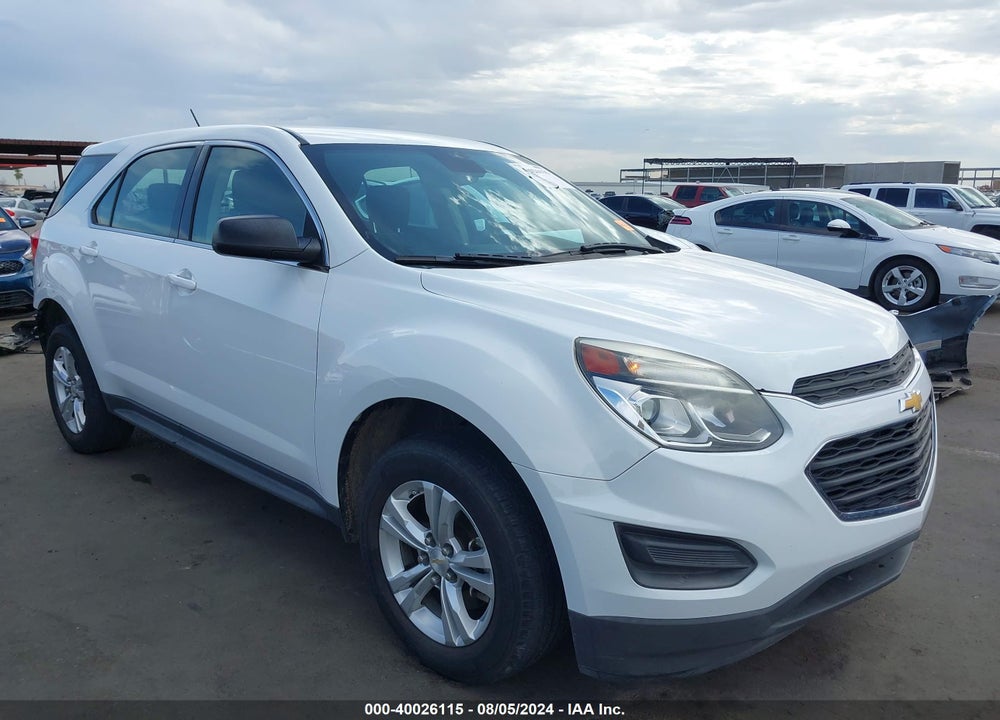 2016 CHEVROLET EQUINOX LS VIN: 2GNALBEK3G1137585