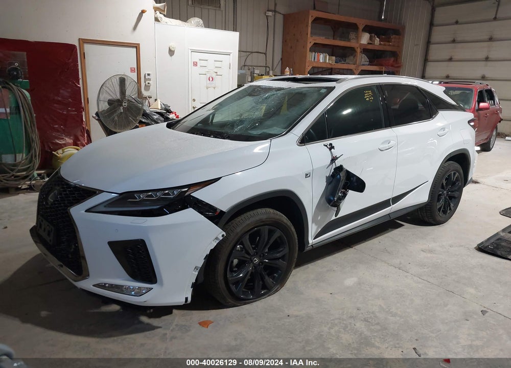 2021 LEXUS RX 350 F SPORT APPEARANCE VIN: 2T2SZMDA2MC269617