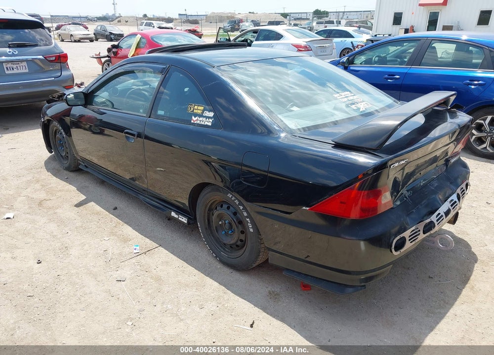 2001 HONDA CIVIC EX VIN: 1HGEM22931L023338