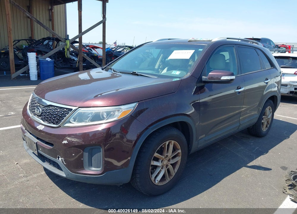 2015 KIA SORENTO LX V6 VIN: 5XYKTDA72FG604672