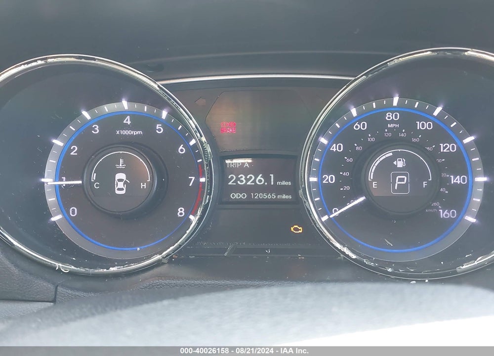 2013 HYUNDAI SONATA GLS VIN: 5NPEB4AC7DH716967