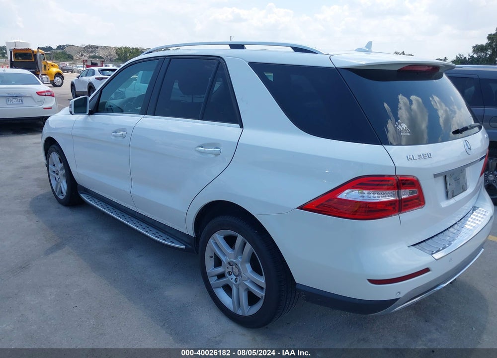 2014 MERCEDES-BENZ ML 350 4MATIC VIN: 4JGDA5HB8EA285139