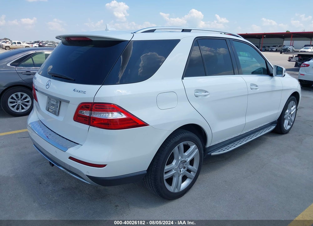2014 MERCEDES-BENZ ML 350 4MATIC VIN: 4JGDA5HB8EA285139