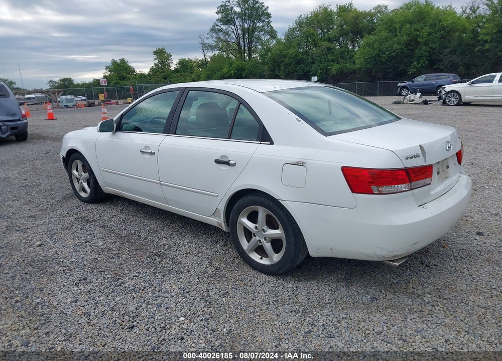 2006 HYUNDAI SONATA GLS V6/LX V6 VIN: 5NPEU46F46H119100