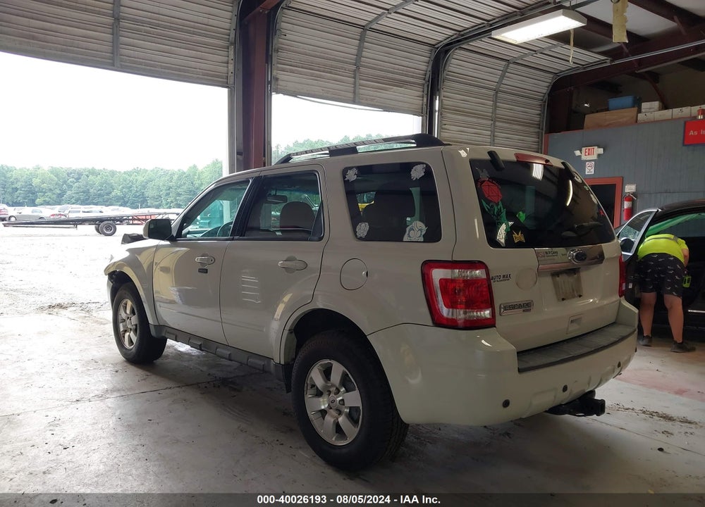 2011 FORD ESCAPE LIMITED VIN: 1FMCU0E70BKC09149