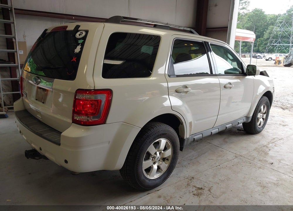 2011 FORD ESCAPE LIMITED VIN: 1FMCU0E70BKC09149