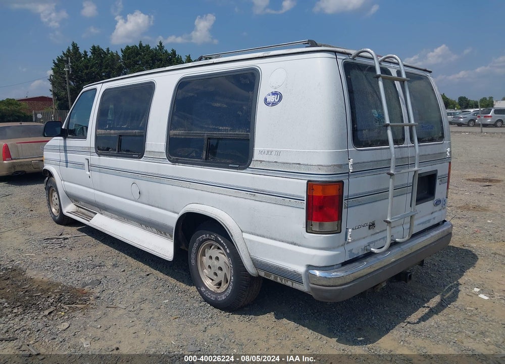 1992 FORD ECONOLINE E150 VAN VIN: 1FDEE14N1NHB40386