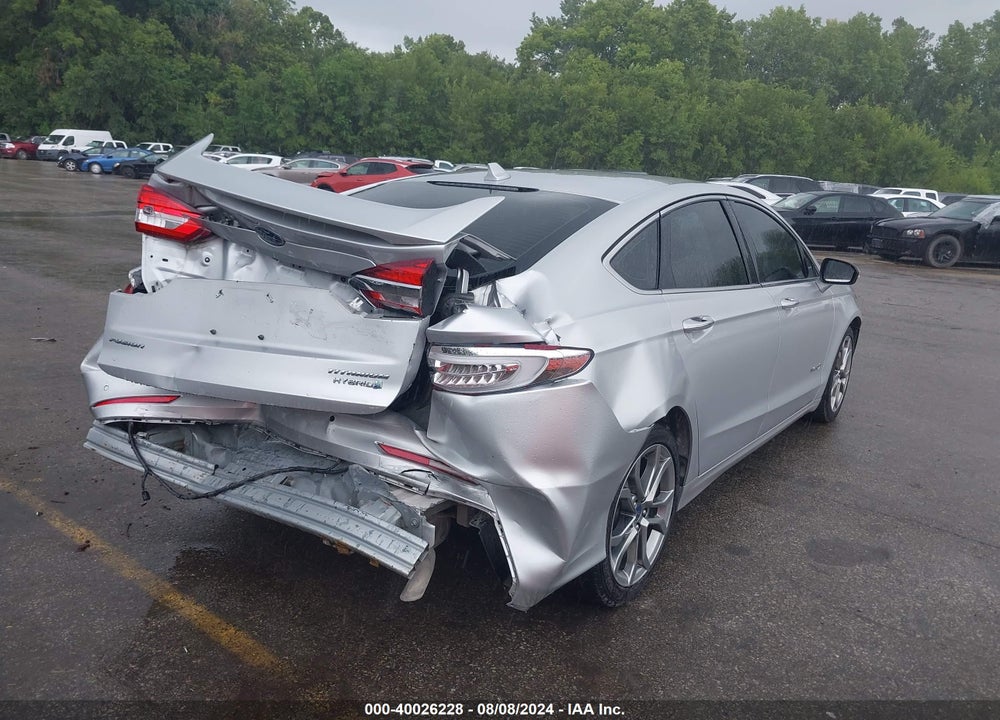 2019 FORD FUSION HYBRID VIN: 3FA6P0RU2KR273610