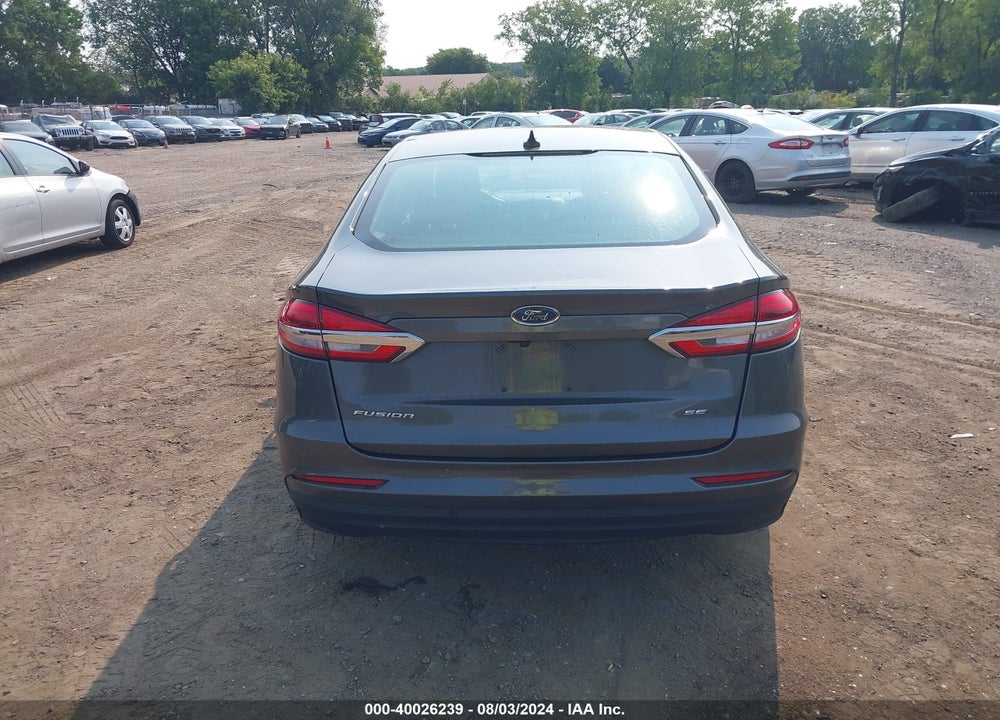 2019 FORD FUSION SE VIN: 3FA6P0H70KR265839