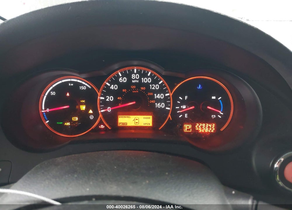 2009 NISSAN ALTIMA HYBRID VIN: 1N4CL21E19C186529